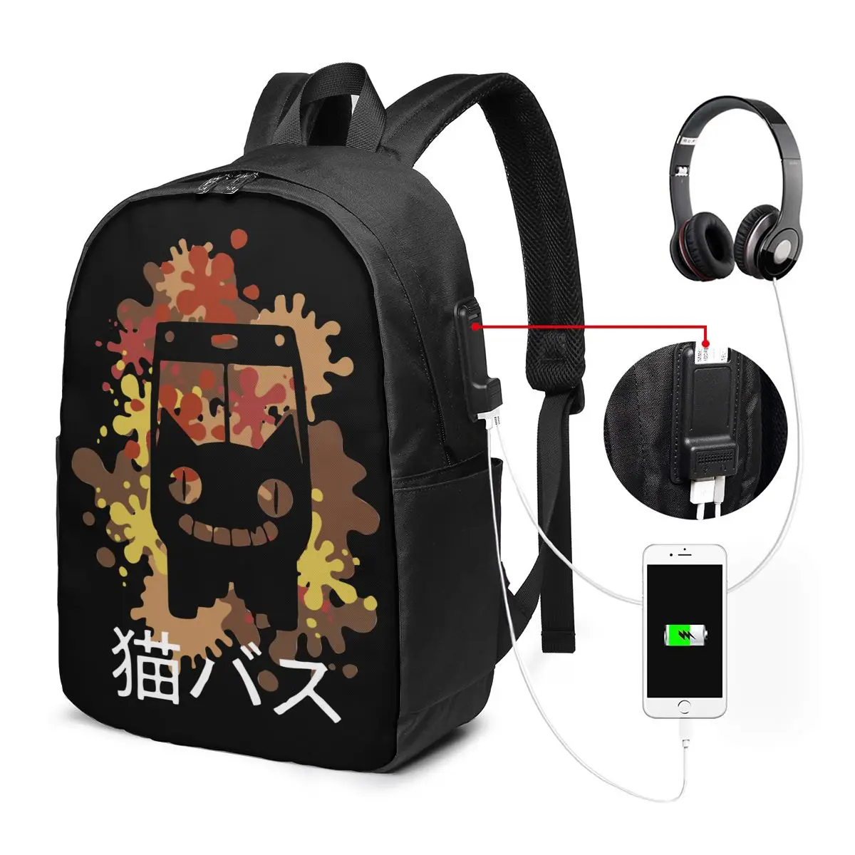Bus Cat Anime Backpack Men Women School Bag Teen Travel Porco Rosso My Neighbor Totoro Rucksack Outdoor
Bus Cat Anime Backpack Men Women School Bag Teen Travel Porco Rosso My Neighbor Totoro Rucksack Outdoor