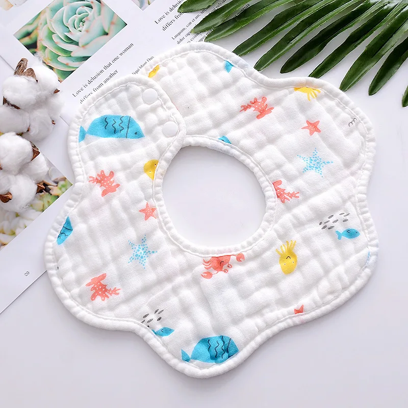 8 Layers Cotton Yarn Baby Feeding Bibs 360 Degree Petal Infants Lace Saliva Towel Newborn Toddler Soft Cotton Burp Cloth Kid Bib
8 Layers Cotton Yarn Baby Feeding Bibs 360 Degree Petal Infants Lace Saliva Towel Newborn Toddler Soft Cotton Burp Cloth Kid Bib