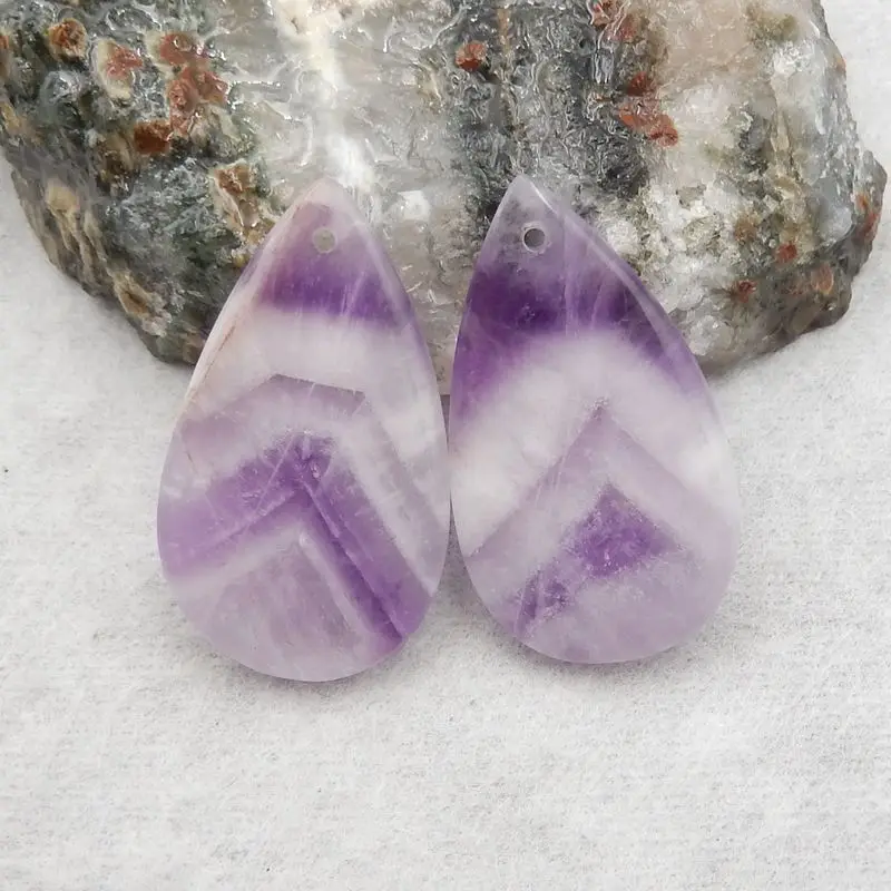 Semiprecious Natural Stone Amethyst Water Droplet Gemstone Women Earrings Accessories Gift Jewelry New 29x17x5mm 6g
Semiprecious Natural Stone Amethyst Water Droplet Gemstone Women Earrings Accessories Gift Jewelry New 29x17x5mm 6g