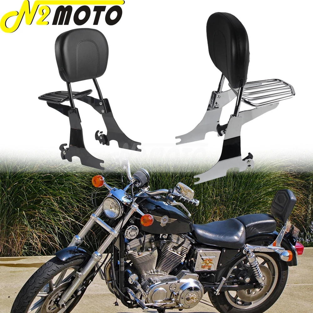 For Harley Sportster Motor Detachable Sissy Bar Backrest Luggage Rack XL XLH 883R Iron Hugger Custom Sport SuperLow XL1200 883
For Harley Sportster Motor Detachable Sissy Bar Backrest Luggage Rack XL XLH 883R Iron Hugger Custom Sport SuperLow XL1200 883