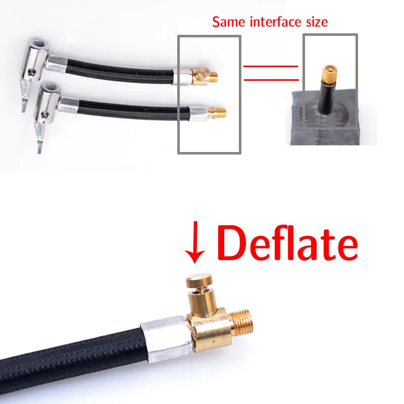 Car Tire Air Inflator Hose Inflatable with Valve Tube Hose Inflator Tube Connection Quick Inflation Chuck Locking Air Chuck Bike
Car Tire Air Inflator Hose Inflatable with Valve Tube Hose Inflator Tube Connection Quick Inflation Chuck Locking Air Chuck Bike