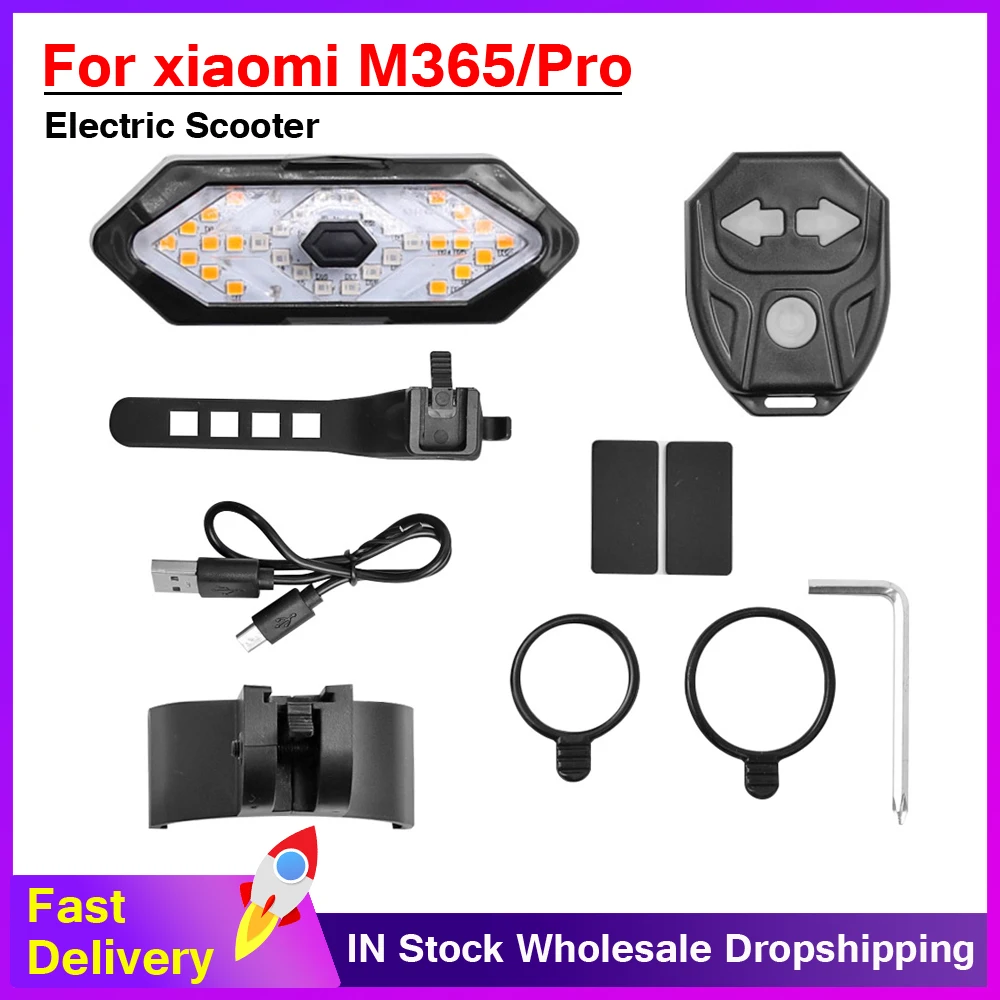 Electric Scooter USB Rechargable Smart Wireless Remote Control Turn Signal Lamp for Xiaomi M365 Mi3 Pro Pro2 1S Safety Taillight
Electric Scooter USB Rechargable Smart Wireless Remote Control Turn Signal Lamp for Xiaomi M365 Mi3 Pro Pro2 1S Safety Taillight