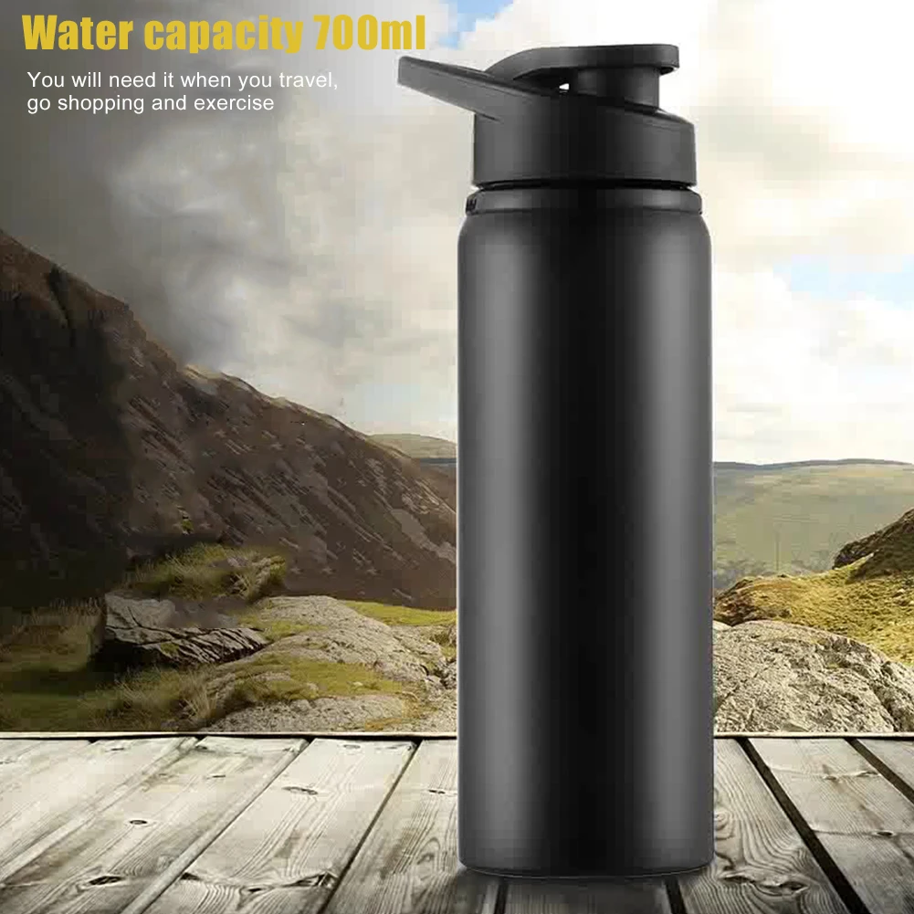 700ml Stainless Steel Water Bottle Thermos Mug Sports Travel Portable Leakproof Drinking Bottles Kettle Black Camping Gym Bottle
700ml Stainless Steel Water Bottle Thermos Mug Sports Travel Portable Leakproof Drinking Bottles Kettle Black Camping Gym Bottle