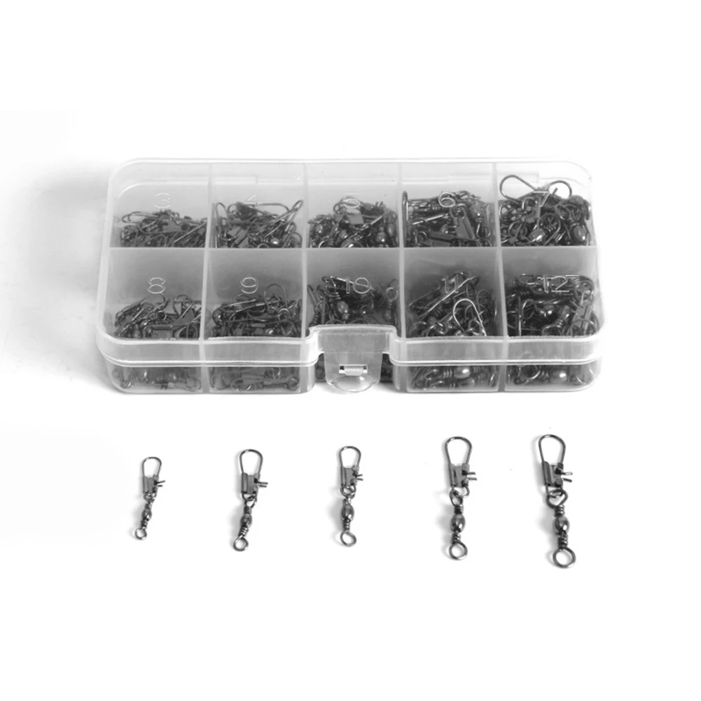 200pcs Fishing Snap Link Swivels Sea Carp Pike Rigs Terminal Tackle Rigs 5#/7#/9#/11#/13# Fishing Snap Link Swivels Pesca
200pcs Fishing Snap Link Swivels Sea Carp Pike Rigs Terminal Tackle Rigs 5#/7#/9#/11#/13# Fishing Snap Link Swivels Pesca