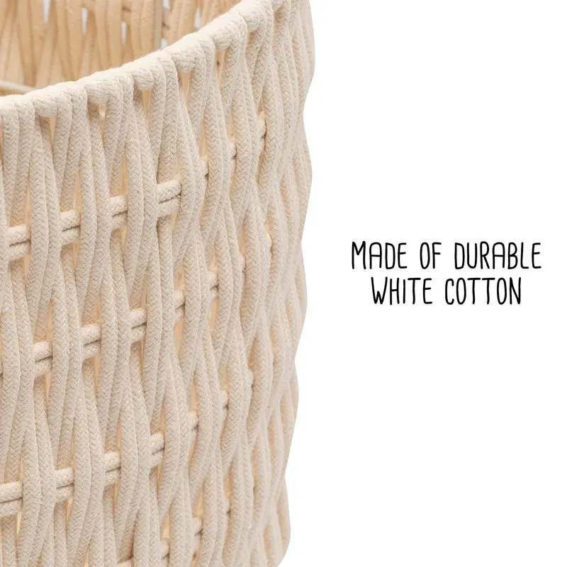 High-Quality White Can Do 3pc Cozy Weave Basket Set: Perfect Storage and Organization Solutions for Any Home.
High-Quality White Can Do 3pc Cozy Weave Basket Set: Perfect Storage and Organization Solutions for Any Home.