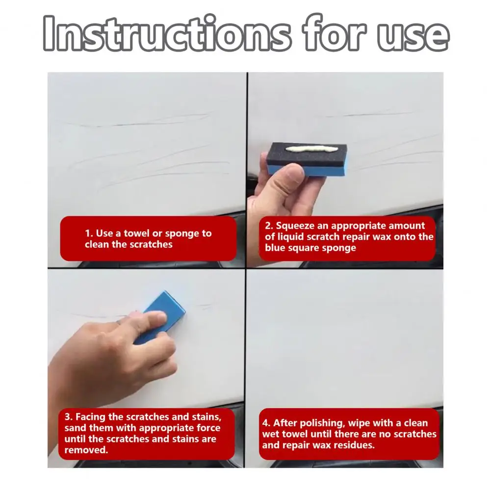 Polishing Repair Agent 30ML/100ML Excellent Safe Portable Car Scratch Paint Polishing Repair Agent for Cleaning
Polishing Repair Agent 30ML/100ML Excellent Safe Portable Car Scratch Paint Polishing Repair Agent for Cleaning