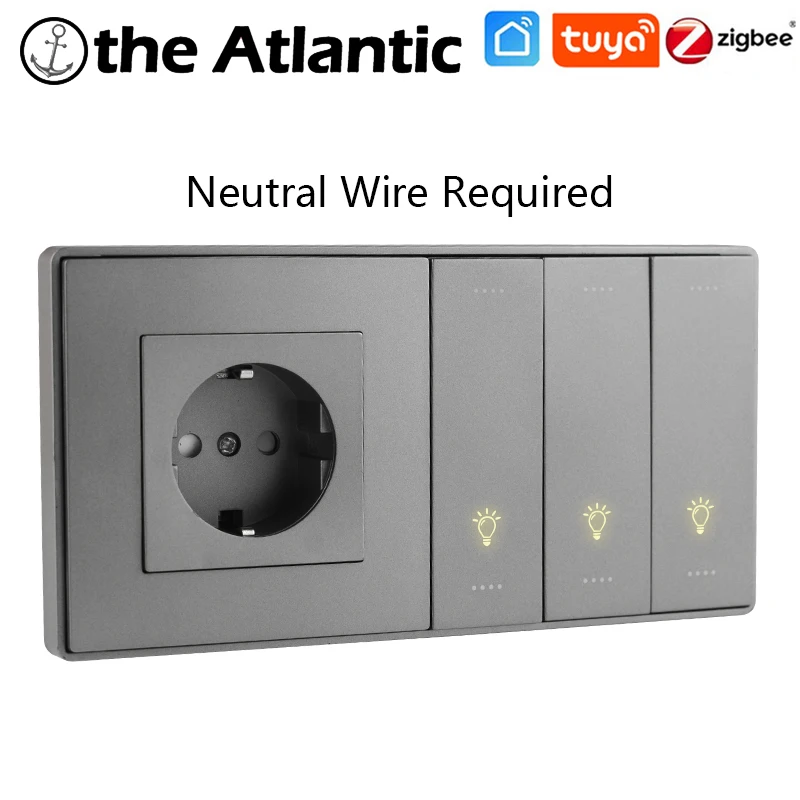 Розетки Zigbee 3,0 Tuya Google для светильник, переключатели с обычной евророзеткой, USB Type C TV RJ45, серая панельная электрическая розетка
Розетки Zigbee 3,0 Tuya Google для светильник, переключатели с обычной евророзеткой, USB Type C TV RJ45, серая панельная электрическая розетка