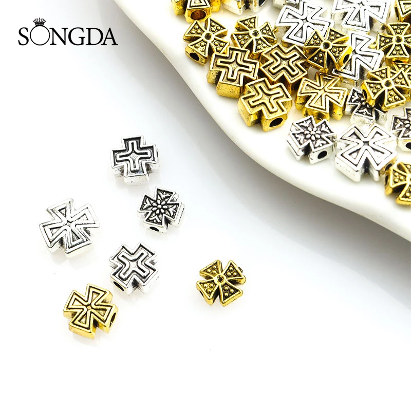 10/20pcs Knights Templar Cross Spacer Beads Charms Gold/Silver Color Alloy Loose Beads Handmade Making DIY Jewelry for Bracelets
10/20pcs Knights Templar Cross Spacer Beads Charms Gold/Silver Color Alloy Loose Beads Handmade Making DIY Jewelry for Bracelets