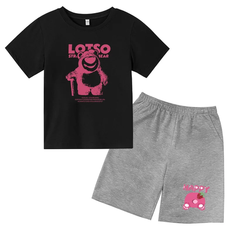 2022 summer new boys and girls short-sleeved T-shirt suit cartoon strawberry bear print T-shirt suitable for charming girls
2022 summer new boys and girls short-sleeved T-shirt suit cartoon strawberry bear print T-shirt suitable for charming girls