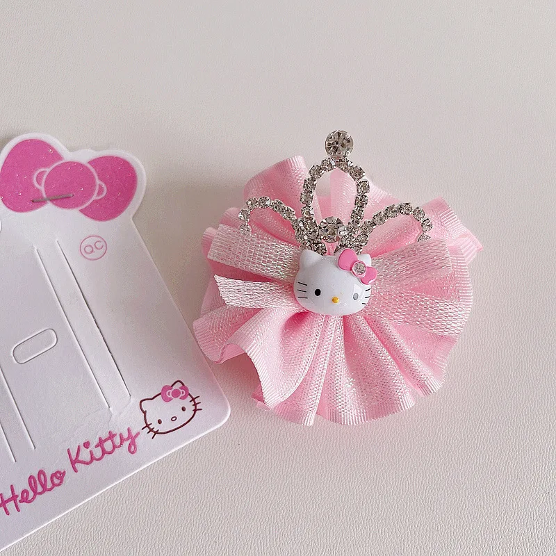 Hello kitty Flower Rhinestone-Embedded Crown Bow Children's Head Clip Press Clip Hair Accessories Headdress 
Hello kitty Flower Rhinestone-Embedded Crown Bow Children's Head Clip Press Clip Hair Accessories Headdress