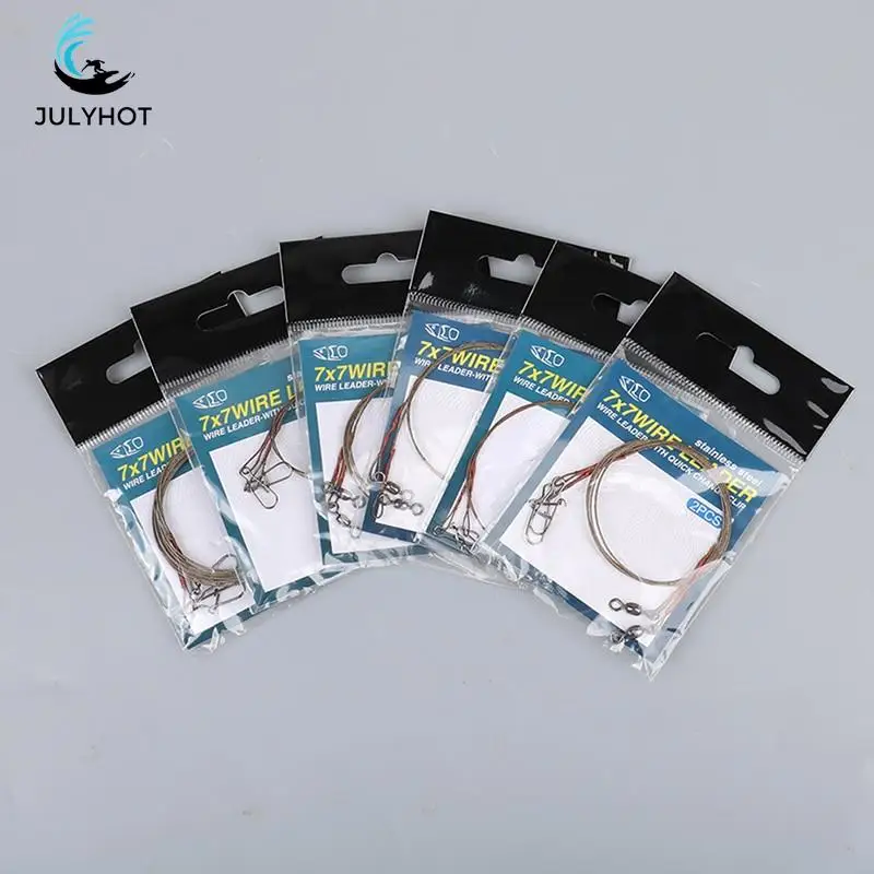 1 Pack Steel Fishing Line Wire Line Leader Fishing Leash Anti-winding Titanium Wire Anti-bite Wire Fishing Accessories
1 Pack Steel Fishing Line Wire Line Leader Fishing Leash Anti-winding Titanium Wire Anti-bite Wire Fishing Accessories