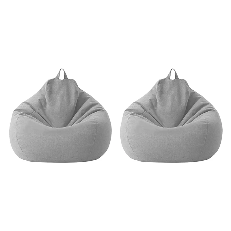 AFBC 2X Lazy Sofa Cover Unfilled Linen Recliner Seat Bean Bag Puff Sofa Tatami Sofa Cover Household Items Light Gray
AFBC 2X Lazy Sofa Cover Unfilled Linen Recliner Seat Bean Bag Puff Sofa Tatami Sofa Cover Household Items Light Gray