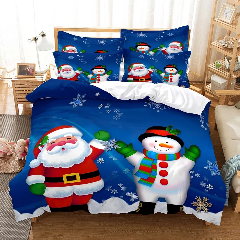 Cartoon Santa Claus Bedding Set Duvet Cover New Year Quilt Cover Boys Girls Bed Set Christmas Decorations Bedroom Bedding Set 
Cartoon Santa Claus Bedding Set Duvet Cover New Year Quilt Cover Boys Girls Bed Set Christmas Decorations Bedroom Bedding Set