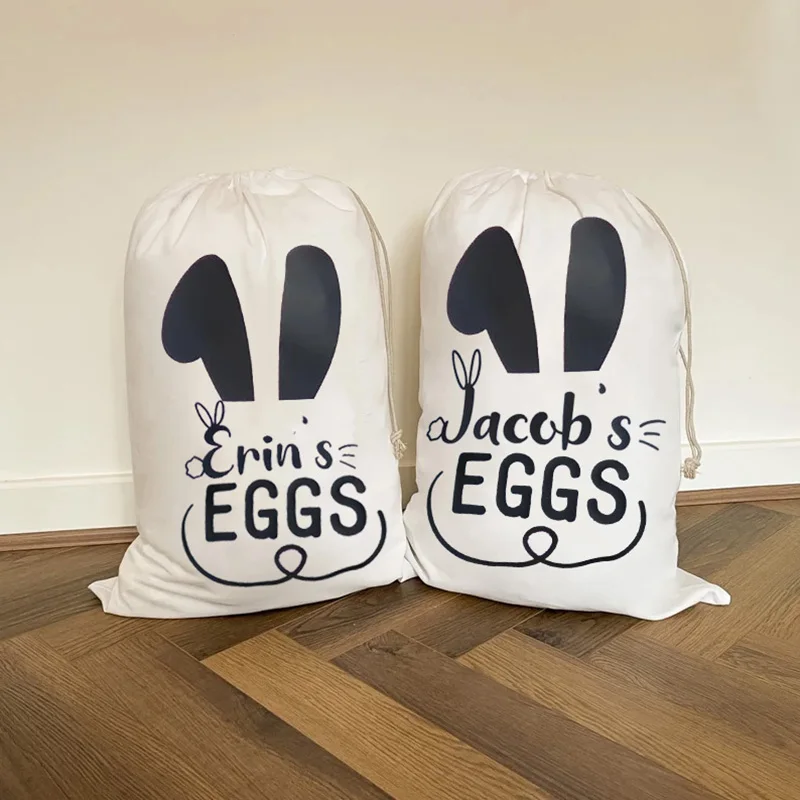 Personalized Kid name Bunny rabbit treat gift bag kid boy girl Egg Hunt Basket Bucket happy Easter Party game decoration Sack
Personalized Kid name Bunny rabbit treat gift bag kid boy girl Egg Hunt Basket Bucket happy Easter Party game decoration Sack