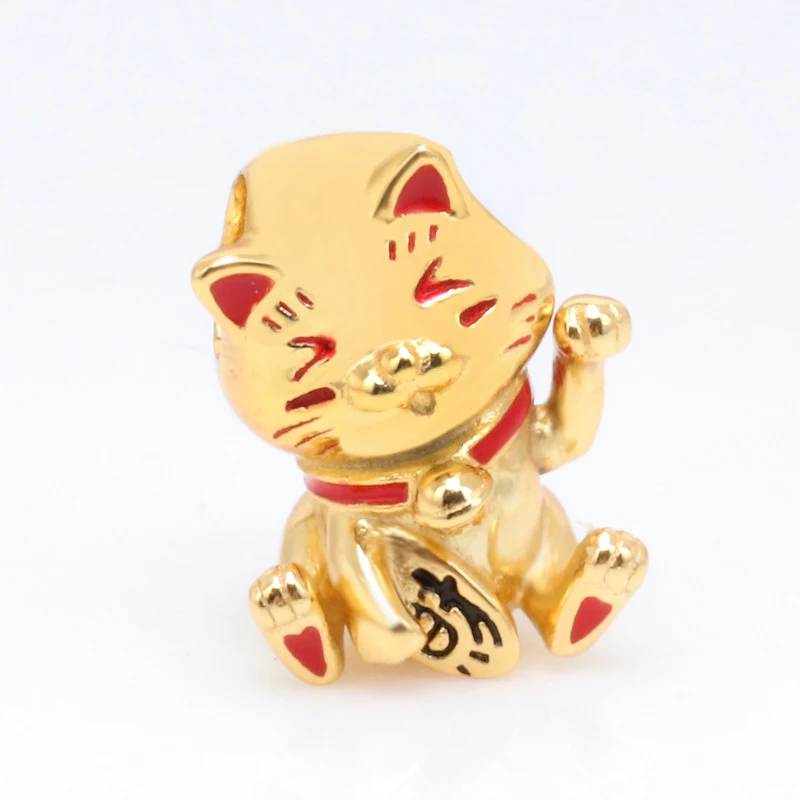 925 Sterling Silver Bead Shine Chinese New Year Cute Lucky Cat charms mybeboa Fit Original Pandora Bracelet Women DIY Jewelry
925 Sterling Silver Bead Shine Chinese New Year Cute Lucky Cat charms mybeboa Fit Original Pandora Bracelet Women DIY Jewelry