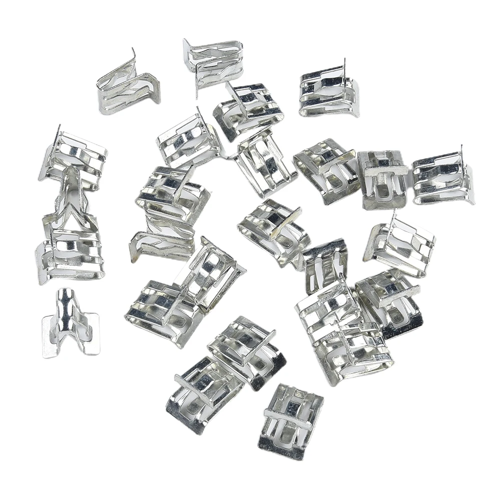 25Pcs Metal Fastener Clips 1/2" X 5/8" Car Retainer Moulding Trim Accessories 16662182,11588650 Car Audio Clip
25Pcs Metal Fastener Clips 1/2" X 5/8" Car Retainer Moulding Trim Accessories 16662182,11588650 Car Audio Clip
