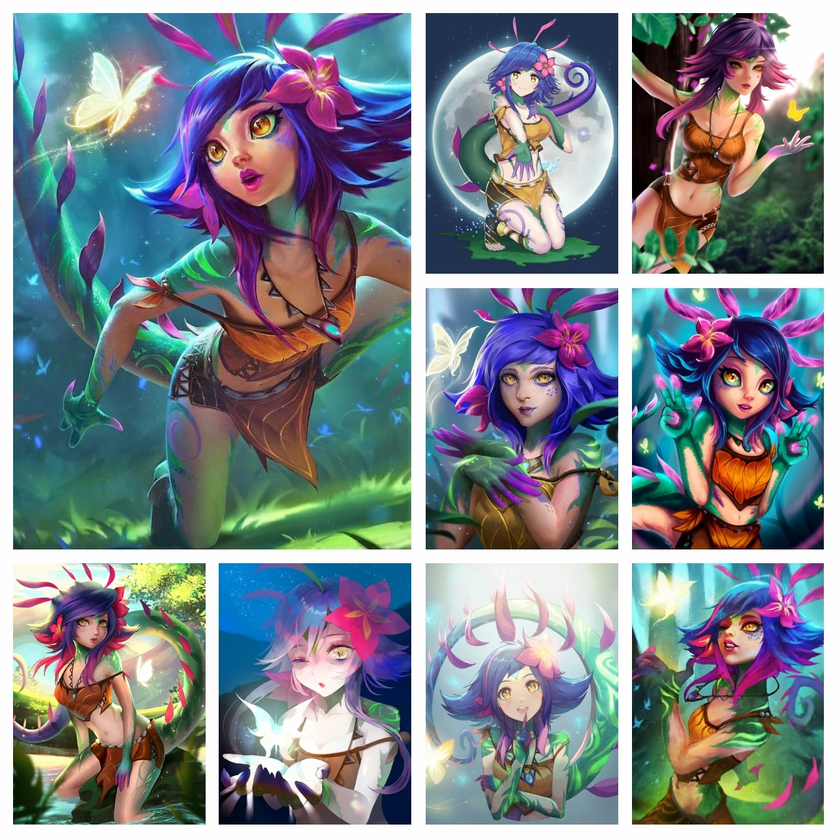 DIY Game Cartoon Girl Neeko Diamond Painting League Of Legends New Cross Stitch Embroidery Picture Mosaic Full Drill Home Decor
DIY Game Cartoon Girl Neeko Diamond Painting League Of Legends New Cross Stitch Embroidery Picture Mosaic Full Drill Home Decor