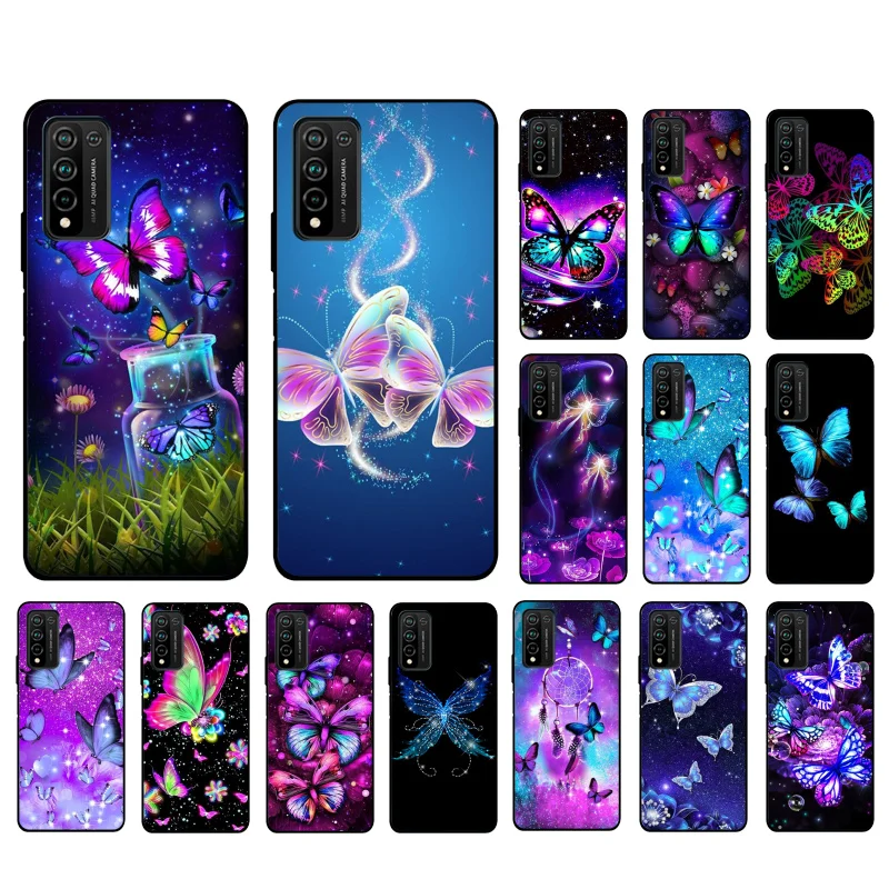 

Butterfly Phone Case for Huawei Honor 50 10X Lite 20 7A 7C 8X 9X Pro 9A 8A 8S 9S 10i 20S 20lite 7X 10 lite