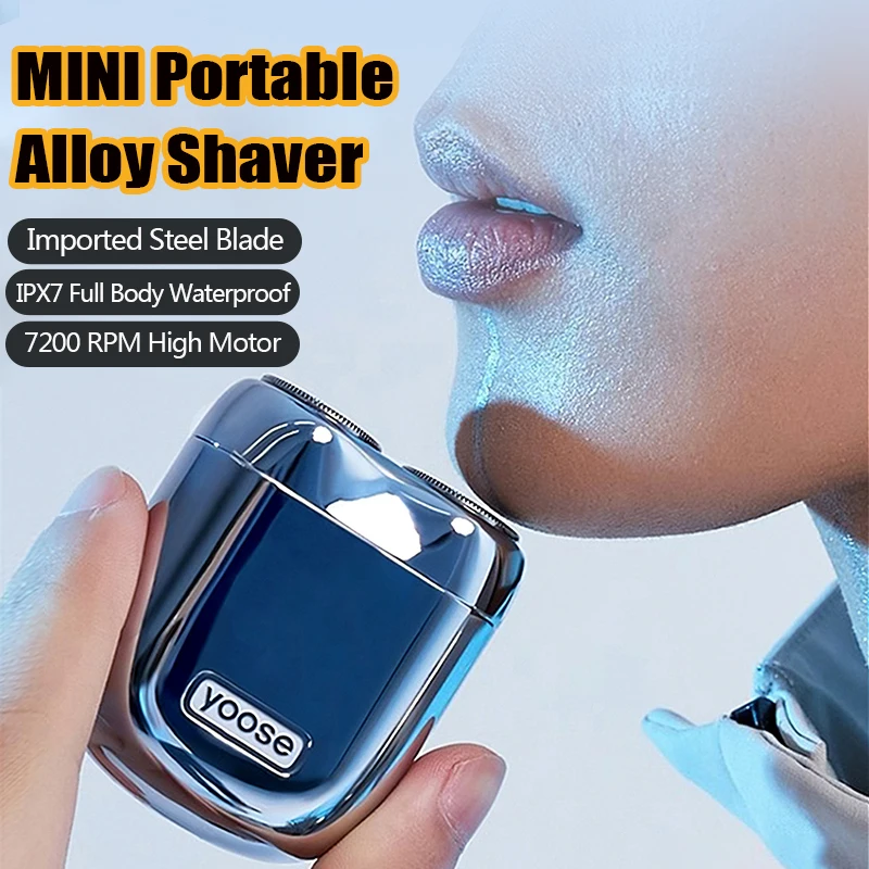 YOOSE Alloy Electric Razor for Men Portable MINI Porket Shaver Trimmer Cordless USB Rechargeable Wet and Dry Waterproof Razor
YOOSE Alloy Electric Razor for Men Portable MINI Porket Shaver Trimmer Cordless USB Rechargeable Wet and Dry Waterproof Razor