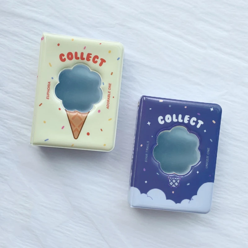 40 Pockets Hollow Photo Album 3 Inch Mini Storage Album Card Holder Postcards Holder Collect Book Cartoon Ice Cream Cone Album
40 Pockets Hollow Photo Album 3 Inch Mini Storage Album Card Holder Postcards Holder Collect Book Cartoon Ice Cream Cone Album
