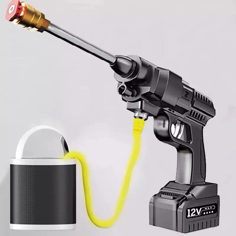 

156W 12V Handheld High Pressure Car Washer Gun Wired/Wireless Auto Spray Powerful Car Washer Wash Machine Garden Water Jet