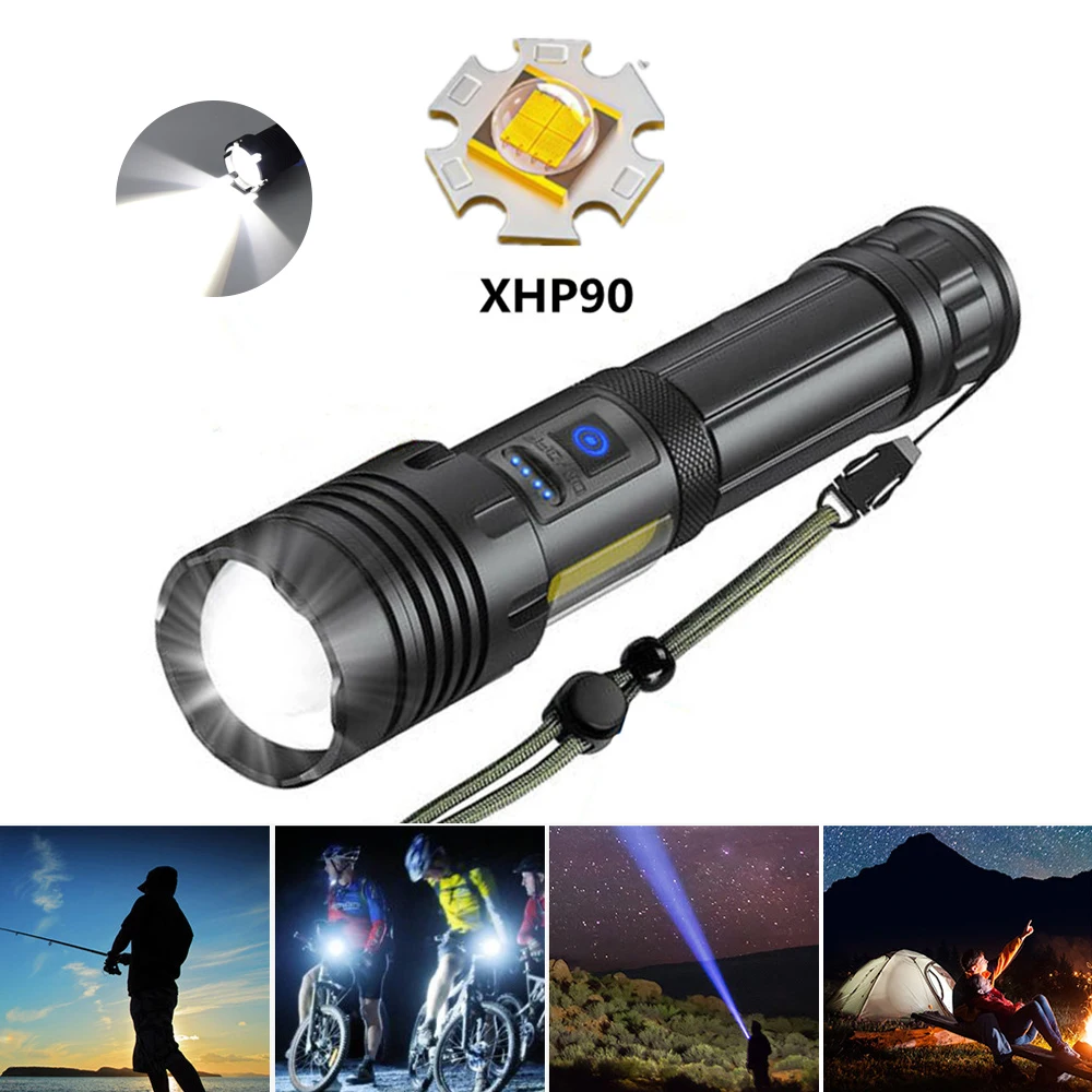 L80 Camping Outdoor Zoomable Handheld Light Flashlights LED P90 Rechargeable 3000LM High Lumens Tactical Flashlight Emergency
L80 Camping Outdoor Zoomable Handheld Light Flashlights LED P90 Rechargeable 3000LM High Lumens Tactical Flashlight Emergency