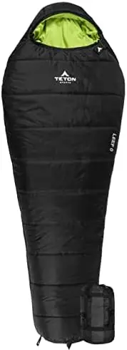 

Ultralight Mummy Sleeping Bag Perfect for Backpacking, Hiking, and Camping; 3-4 Season Mummy Bag; Free Stuff Sack Included Infla