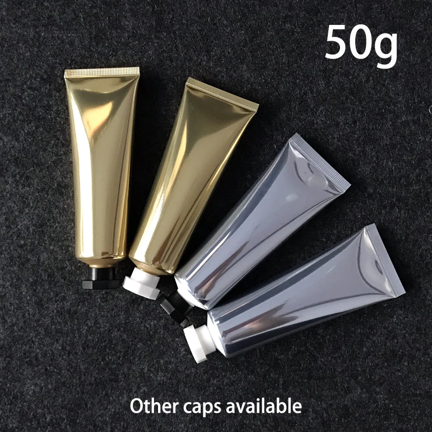 50ml Empty Aluminum Plastic Squeeze Bottle 50g Gold Silver Cosmetic Tube Facial Cleanser Lotion Cream Container Free Shipping
50ml Empty Aluminum Plastic Squeeze Bottle 50g Gold Silver Cosmetic Tube Facial Cleanser Lotion Cream Container Free Shipping