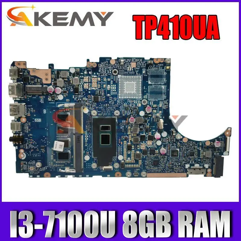 Материнская плата Akemy для ноутбуков ASUS TP410UA, TP410UF, TP410UR, материнская плата REV 2,0, материнская плата с фонариком 8 ГБ ОЗУ, 100% протестирована, работ... 
Материнская плата Akemy для ноутбуков ASUS TP410UA, TP410UF, TP410UR, материнская плата REV 2,0, материнская плата с фонариком 8 ГБ ОЗУ, 100% протестирована, работ...