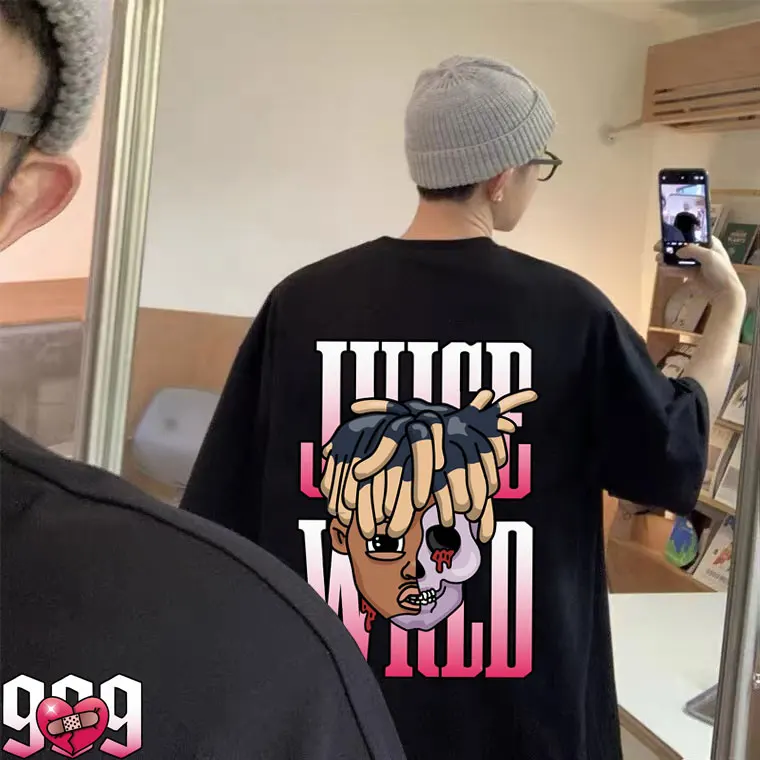 Rapper Juice Wrld 999 Art Aesthetic Print Tshirt Summer Men Women Hip Hop Oversized T Shirt Man y2k Tees Men's Crewneck T-shirts
Rapper Juice Wrld 999 Art Aesthetic Print Tshirt Summer Men Women Hip Hop Oversized T Shirt Man y2k Tees Men's Crewneck T-shirts