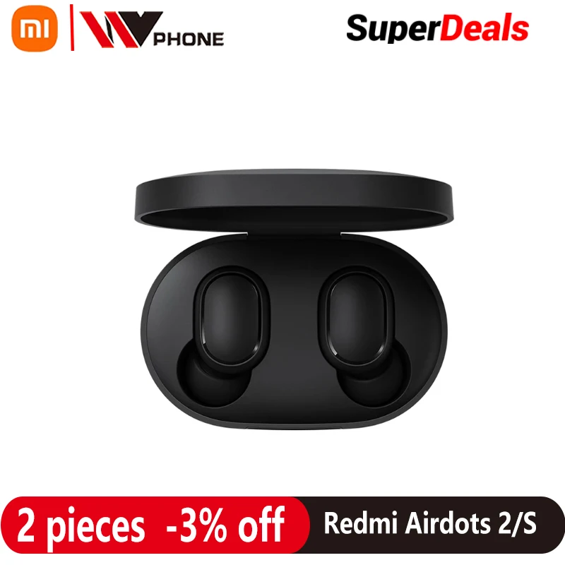 Xiaomi Redmi Airdots S TWS Wireless Stereo Earphone airdots 2 Bluetooth 5.0 Noise Reduction With Mic Earbuds AI Voice Control
Xiaomi Redmi Airdots S TWS Wireless Stereo Earphone airdots 2 Bluetooth 5.0 Noise Reduction With Mic Earbuds AI Voice Control