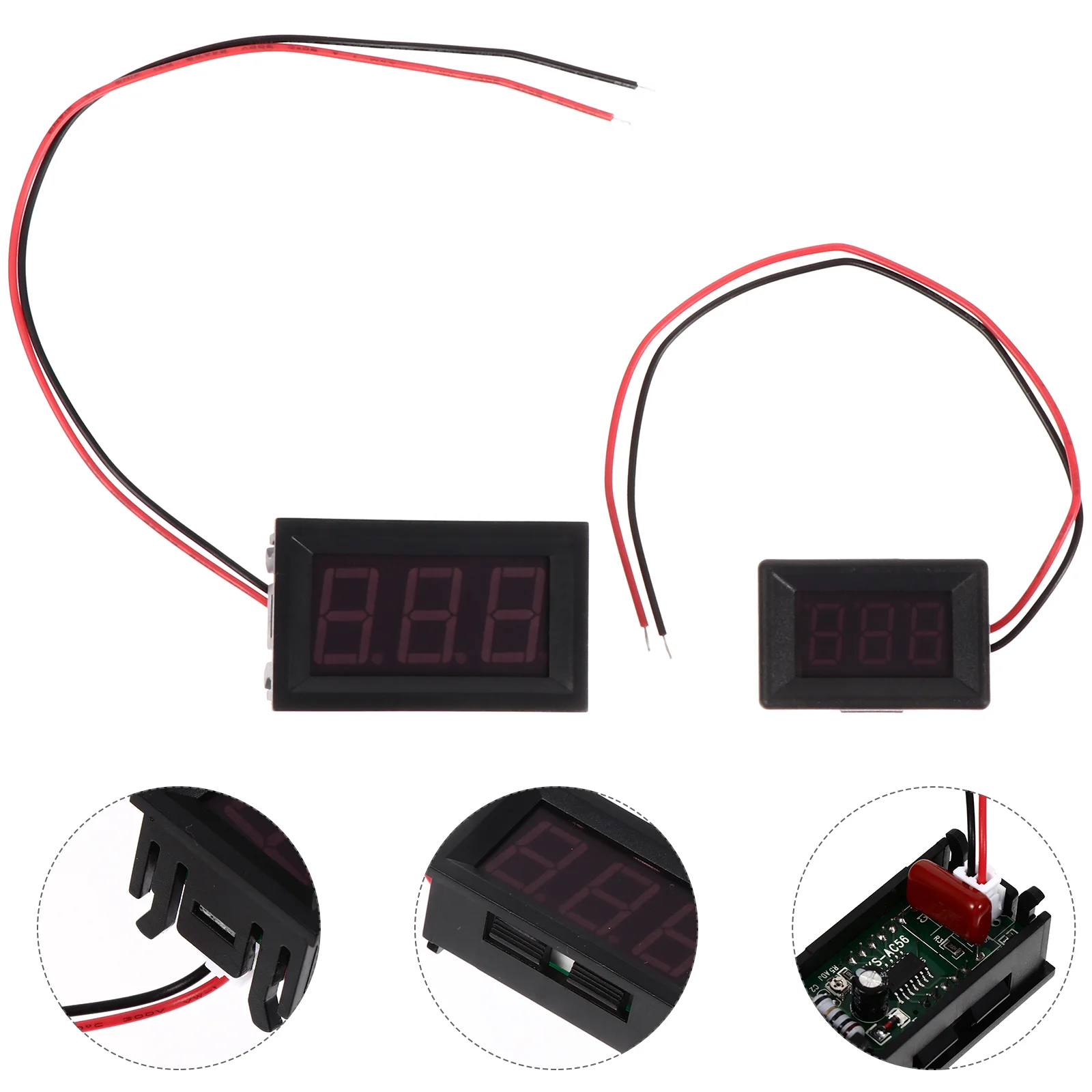 2 Pcs Motorcycle Monitor Tester Testers Voltmeter Gauge Mini Voltage Digital Multimeter Automotive Replacement
2 Pcs Motorcycle Monitor Tester Testers Voltmeter Gauge Mini Voltage Digital Multimeter Automotive Replacement