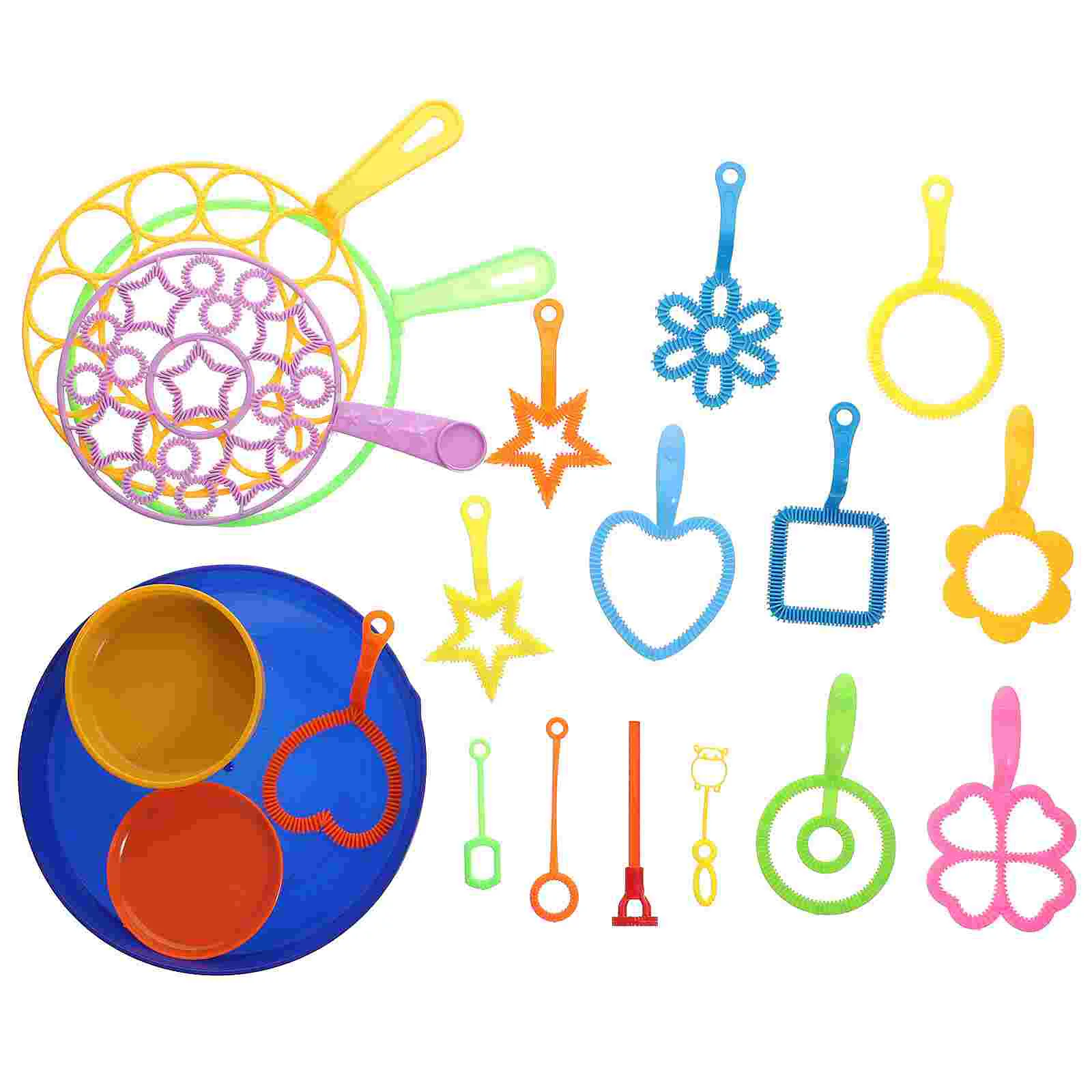 20 Pcs Toys Bubble Tool Set Outdoor Tray Large Wands Giant Children Plastic Maker Games
20 Pcs Toys Bubble Tool Set Outdoor Tray Large Wands Giant Children Plastic Maker Games