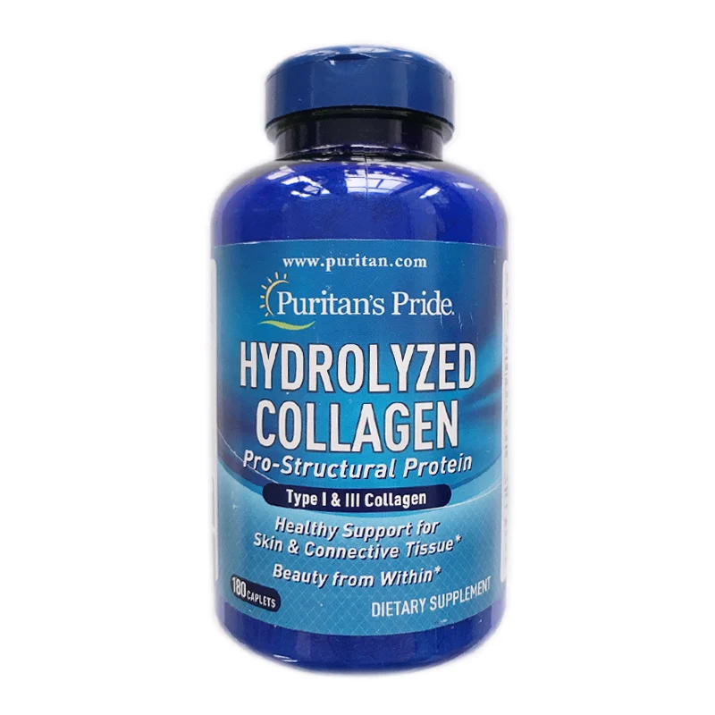 Hydrolyzed Collagen Type I & III Collagen 180 Capsules Healthy Support For Skin & Connective Tissue
Hydrolyzed Collagen Type I & III Collagen 180 Capsules Healthy Support For Skin & Connective Tissue