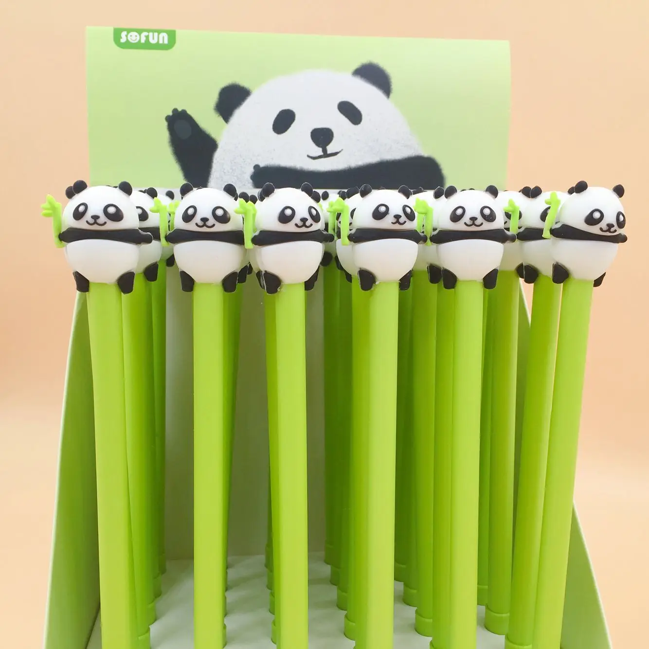 36pcs Cartoon Gel Pen Cute Panda Silicone 0.5mm Black Signature Pen Children's Students Writing School Supplies Children's
36pcs Cartoon Gel Pen Cute Panda Silicone 0.5mm Black Signature Pen Children's Students Writing School Supplies Children's