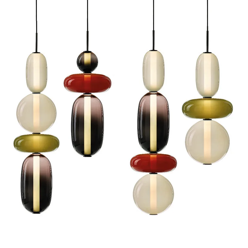 Postmodern Multicolored Glass Pendant Lights Children's Bedroom Bedside Light Bar Cafe Decor Hanging Chandelier Indoor Lighting
Postmodern Multicolored Glass Pendant Lights Children's Bedroom Bedside Light Bar Cafe Decor Hanging Chandelier Indoor Lighting