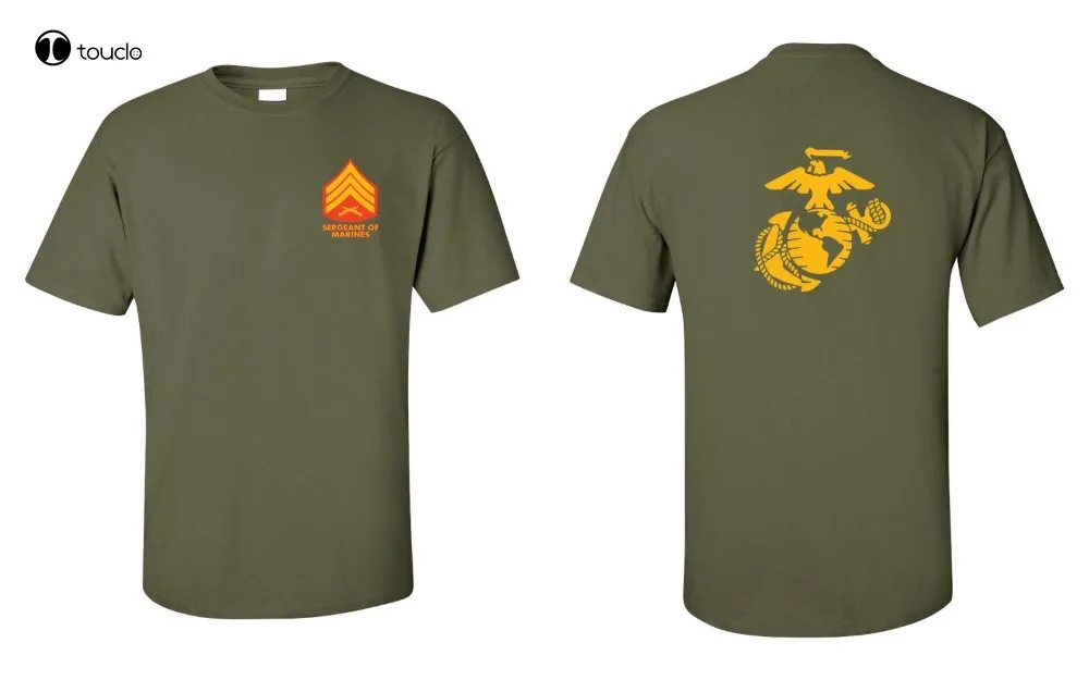 Usmc Marines Sergeant T-Shirt With Ega (2-Color Rank) Tshirt Homme New Sleeve Harajuku Tops Band Shirts Unisex Women Shirts
Usmc Marines Sergeant T-Shirt With Ega (2-Color Rank) Tshirt Homme New Sleeve Harajuku Tops Band Shirts Unisex Women Shirts
