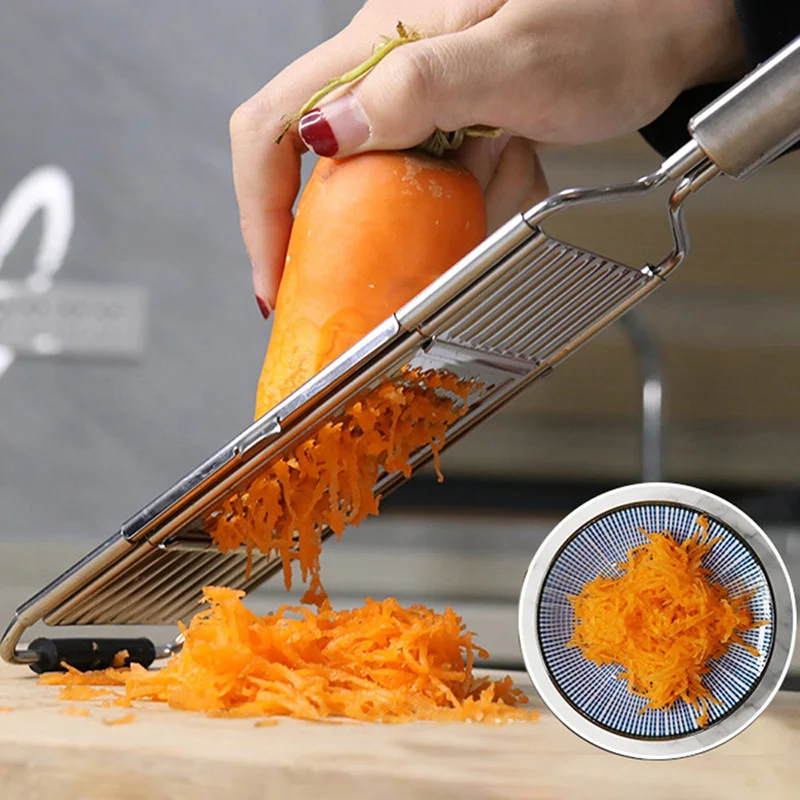 Multi-Purpose Vegetable Slicer Stainless Steel Grater Cutter Shredders Fruit Potato Peeler Carrot Grater Kitchen Accessorie Tool
Multi-Purpose Vegetable Slicer Stainless Steel Grater Cutter Shredders Fruit Potato Peeler Carrot Grater Kitchen Accessorie Tool