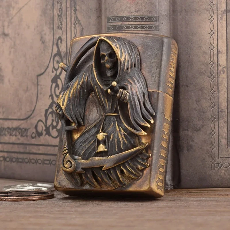 Zorro керосиновая Зажигалка из чистой меди сварочный череп Классический ретро шлифовальный круг Ностальгический подарок для мужчин коллекци...
Zorro керосиновая Зажигалка из чистой меди сварочный череп Классический ретро шлифовальный круг Ностальгический подарок для мужчин коллекци...
