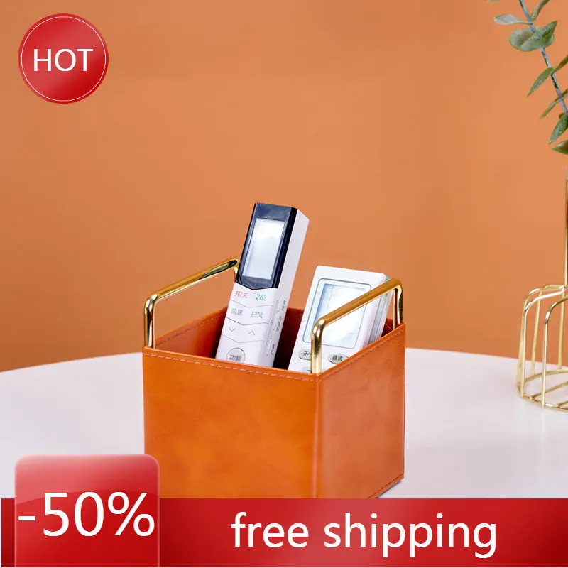 Office Pen Holder Desktop Leather Storage Box Light Luxury High End Modern Mobile Phone Remote Control Makeup Brush Storage Box
Office Pen Holder Desktop Leather Storage Box Light Luxury High End Modern Mobile Phone Remote Control Makeup Brush Storage Box