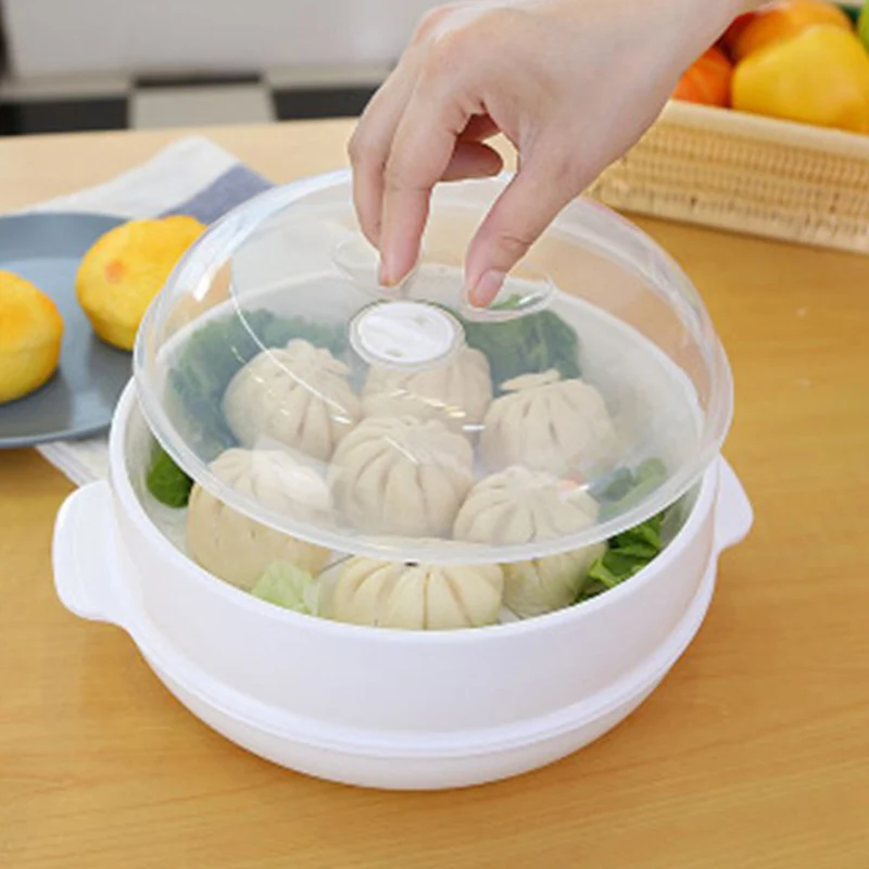 Steamer Heater Dish for Microwave Oven Round Plastic Bowl Hot Steamed Bun Dumpling Steamer with Lid Lightwave Steamer XH8Z
Steamer Heater Dish for Microwave Oven Round Plastic Bowl Hot Steamed Bun Dumpling Steamer with Lid Lightwave Steamer XH8Z