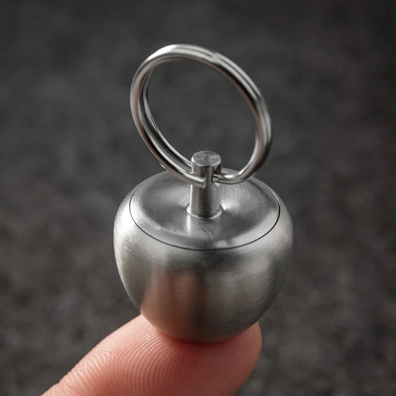 Stainless Steel Portable Small Medicine Box Key Chain Pendant Storage Box Waterproof Tank
Stainless Steel Portable Small Medicine Box Key Chain Pendant Storage Box Waterproof Tank