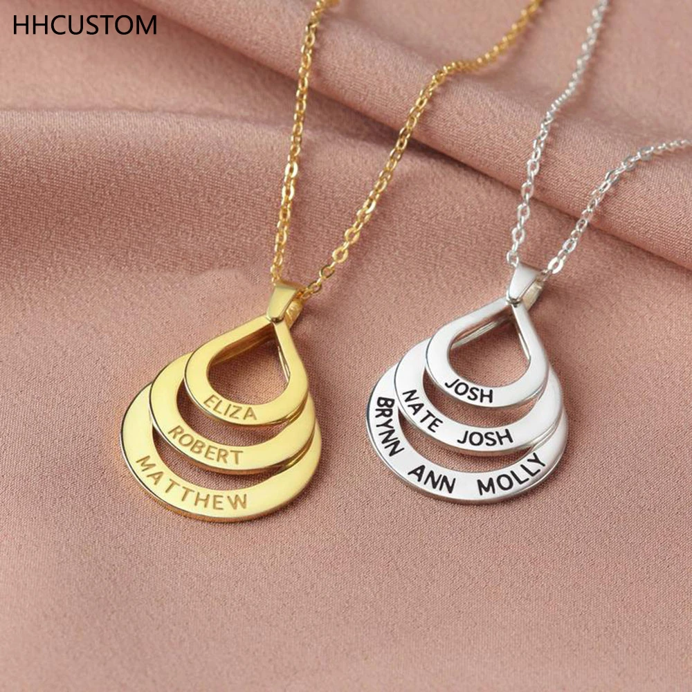 HHCUSTOM Custom Water Drop Name Necklaces Personality Stainless Steel 2-5 Nameplates Pendant For Women Family Jewelry Best Gift
HHCUSTOM Custom Water Drop Name Necklaces Personality Stainless Steel 2-5 Nameplates Pendant For Women Family Jewelry Best Gift