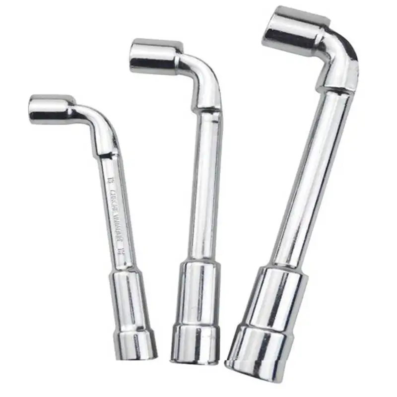 L-shaped socket wrench pipe wrench socket external hexagon 90 degree elbow automobile manipulator power tool
L-shaped socket wrench pipe wrench socket external hexagon 90 degree elbow automobile manipulator power tool