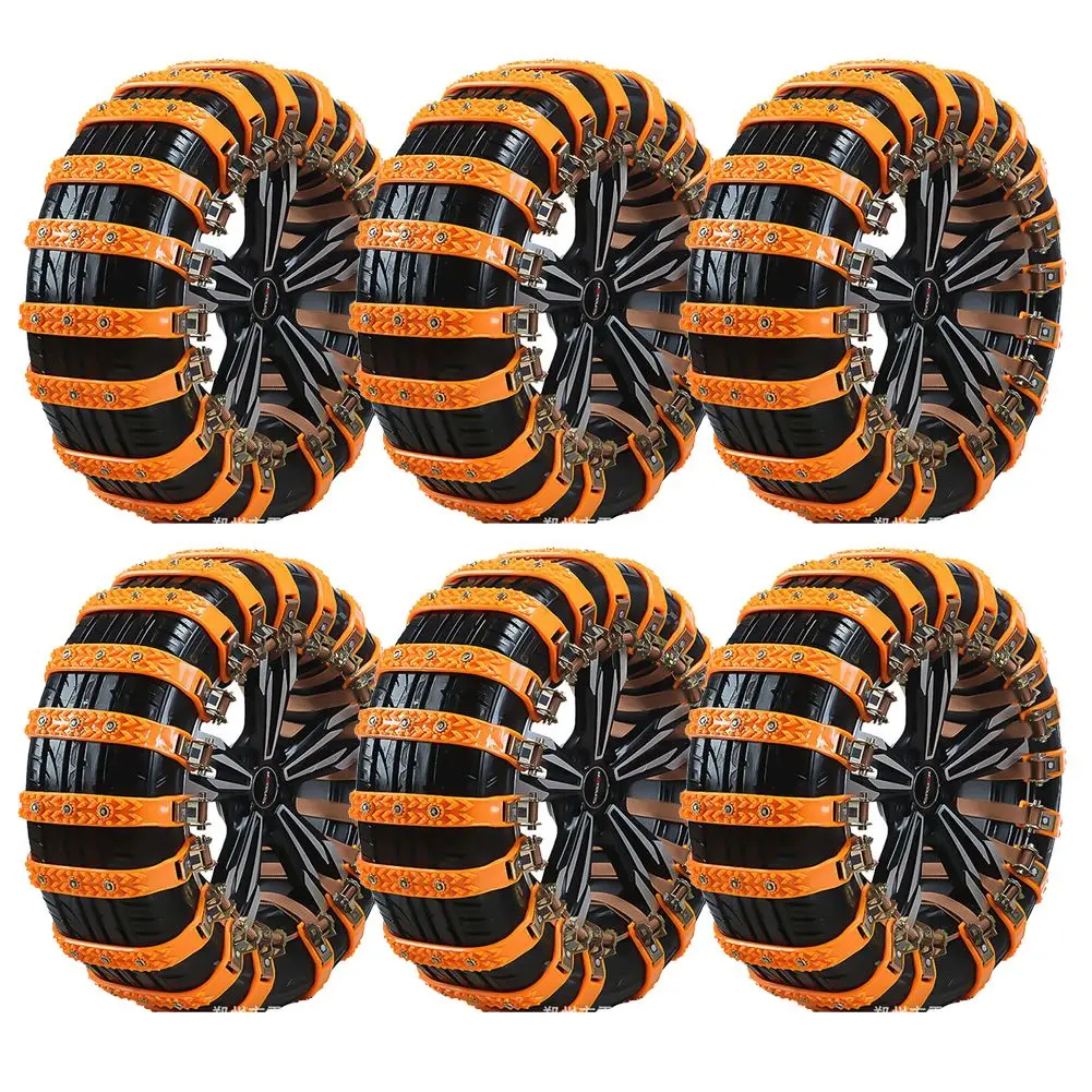 Snow Chain 1/2/4/6Pcs Tyre Chain Urethane Set Wheel Ties Belts Car Tires Chains Winter Anti-slip Chain Anti Skid Snow Chains Set
Snow Chain 1/2/4/6Pcs Tyre Chain Urethane Set Wheel Ties Belts Car Tires Chains Winter Anti-slip Chain Anti Skid Snow Chains Set