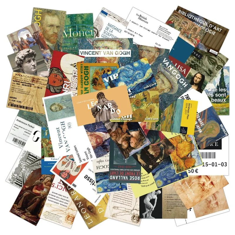 5/20/50pcs Museum Art Van Gogh Oil Painting Wall Sticker Landscape Stamp Cartoon Graffiti Laptop Luggage Hand Account Decoration
5/20/50pcs Museum Art Van Gogh Oil Painting Wall Sticker Landscape Stamp Cartoon Graffiti Laptop Luggage Hand Account Decoration