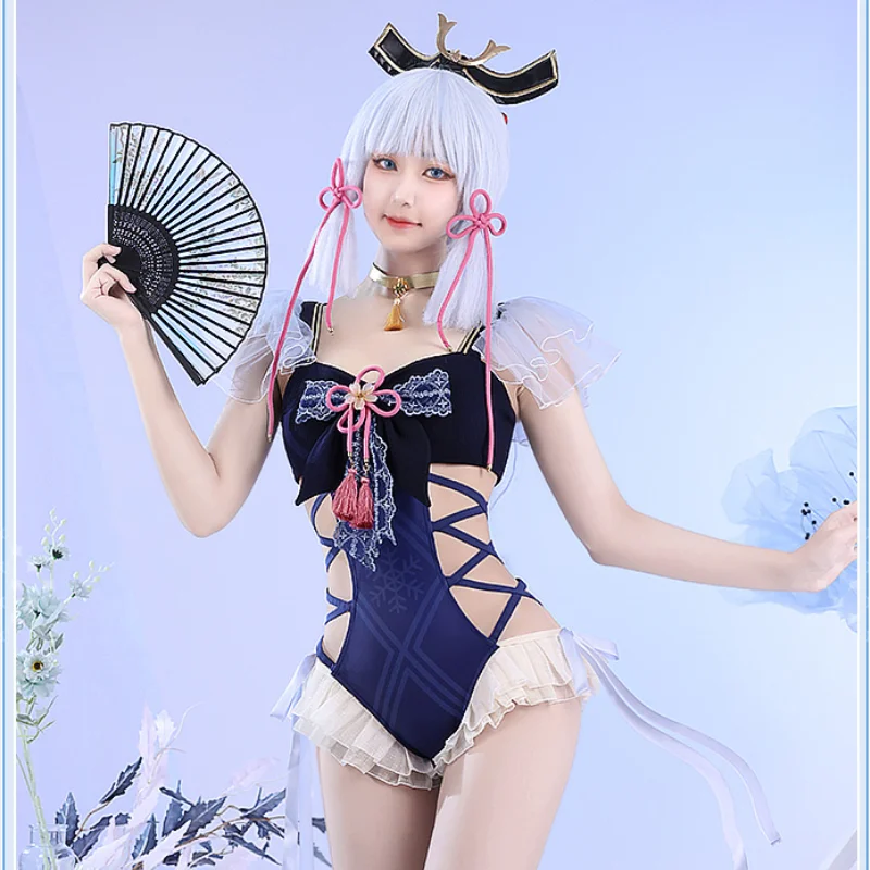 Костюм для косплея Game Genshin Impact Kamisato Ayaka, купальник, милый костюм для косплея Ayaka, купальник, сексуальное бикини, костюм для косплея
Костюм для косплея Game Genshin Impact Kamisato Ayaka, купальник, милый костюм для косплея Ayaka, купальник, сексуальное бикини, костюм для косплея