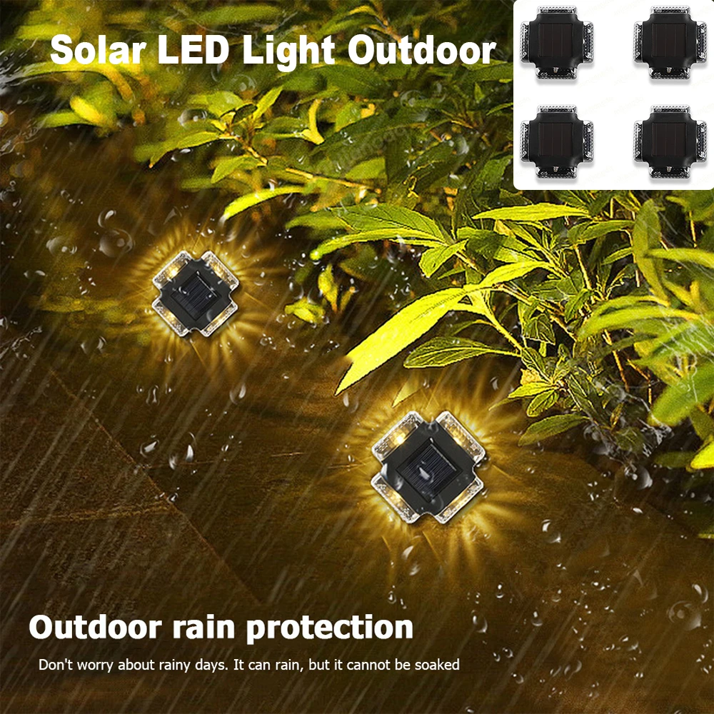 4LED Waterproof Solar Wall Lamp Outdoor Solar Light Lighting Luminous Lighting Streetlights Exterior Garden Decoration Garland
4LED Waterproof Solar Wall Lamp Outdoor Solar Light Lighting Luminous Lighting Streetlights Exterior Garden Decoration Garland