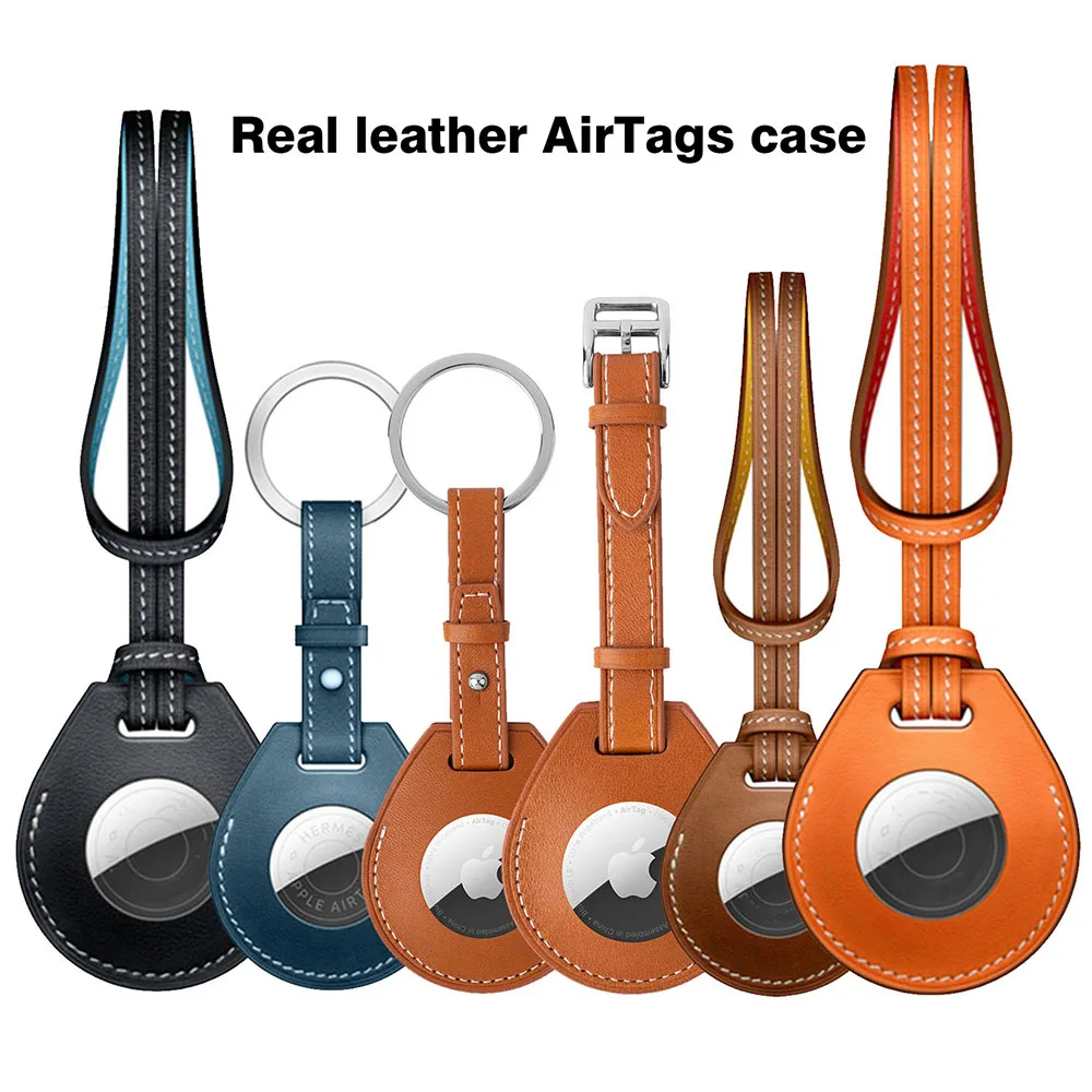 100% real Leather Protective Sleeve Case Cover For Apple Airtag Tracker Location Protector For Iphone Airtags Keychain Accessory
100% real Leather Protective Sleeve Case Cover For Apple Airtag Tracker Location Protector For Iphone Airtags Keychain Accessory