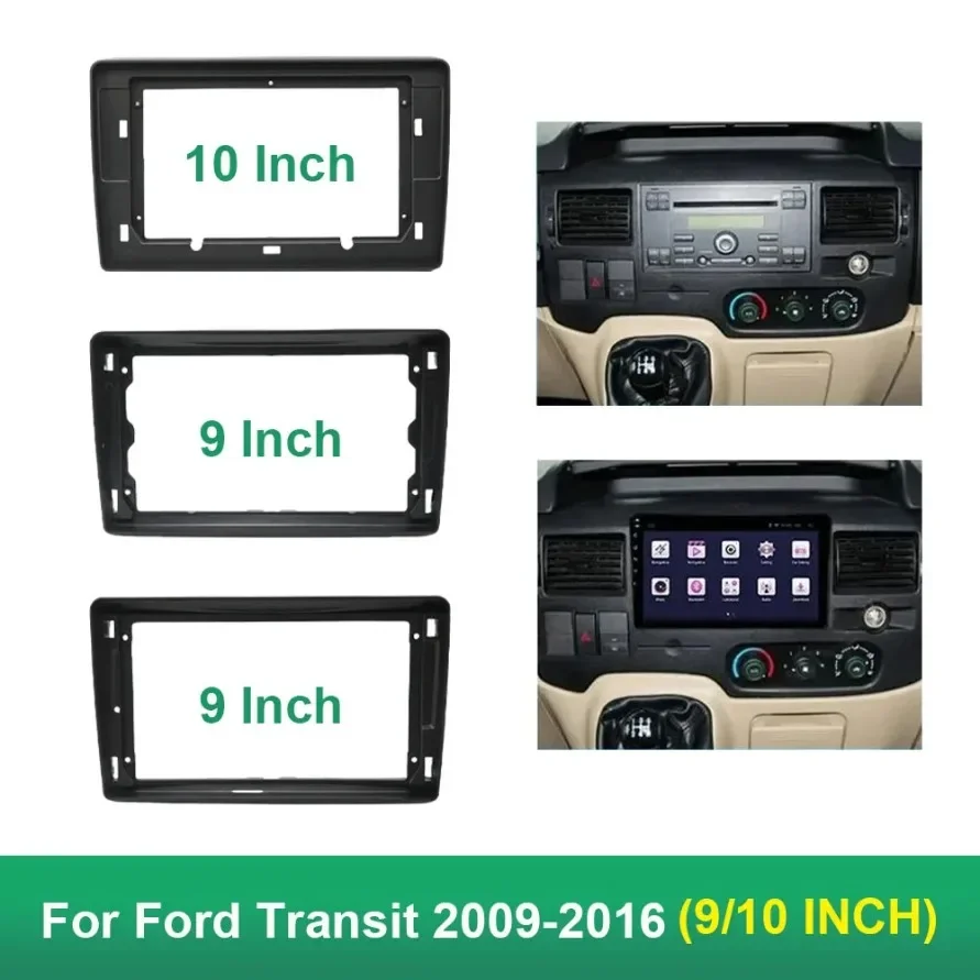 9 "/10 1" автомобильный радиоприемник аудиоадаптер рамки для Ford Focus S-Max Fiesta Kuga